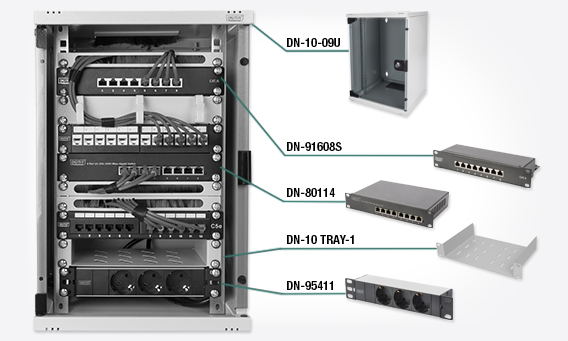 DIGITUS Netzwerk-Set 254 mm (10